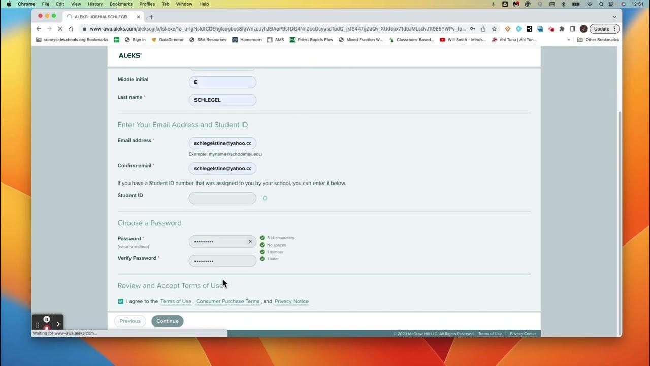 Purchasing an aleks access code perry tech youtube