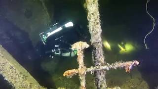 Wreck diving on M/S Fringilla 2017-10-21
