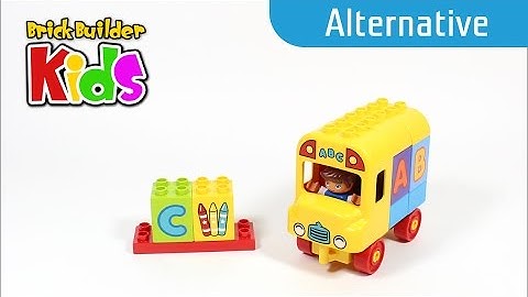 Lego DUPLO 10603 My First Bus - Alternative build #1 -  Lego Speed Build for Kids