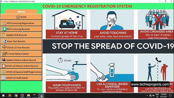COVID Registration System using Python | Hospital Management System Project in Python