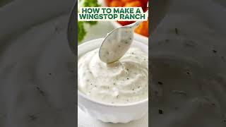 Homemade Wingstop Ranch Recipe #food #recipe #cooking #reels #foodie