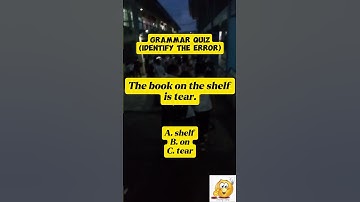 Grammar Quiz 12 Identifying sentence error #learnenglish #grammar #englishtest #grammarquiz