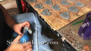 Decorating A Smith Redware Ornament