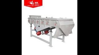 Linear vibrating screen display