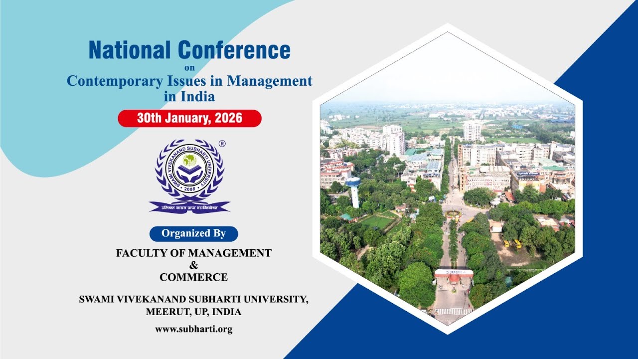 National Conference On Contemporary Issue in Management in India