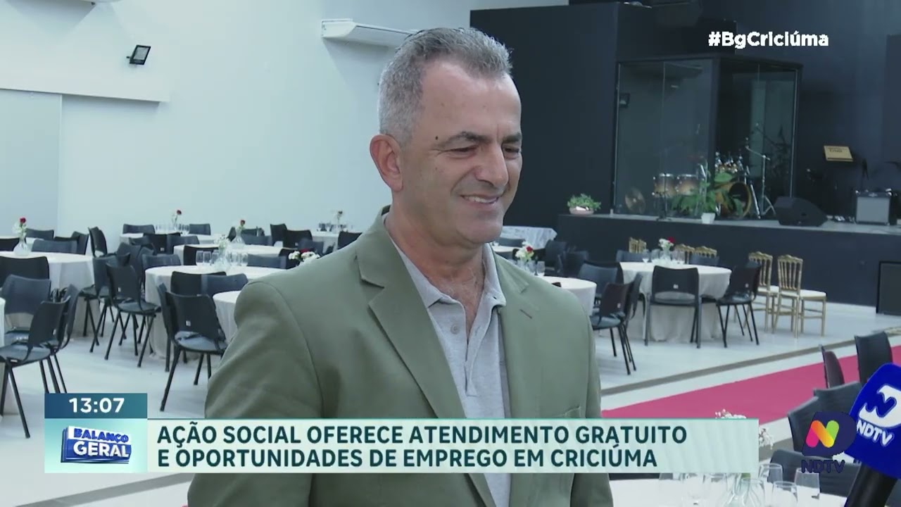 Ação Esperança promove evento com serviços gratuitos em Criciúma