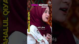 MAHALUL QIYAM - NISSA SABYAN #mahalulqiyam #nissasabyan #sabyan #shorts #trending