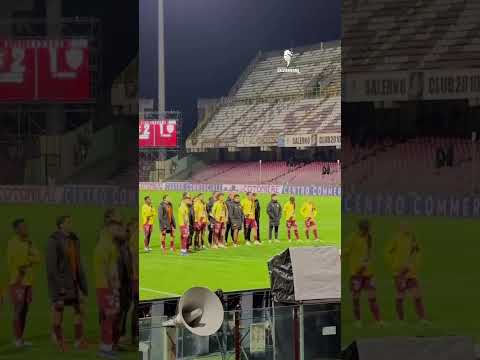 Video #Salernitana VS Team Altamura 2-1: il discorso della #CurvaSud alla squadra