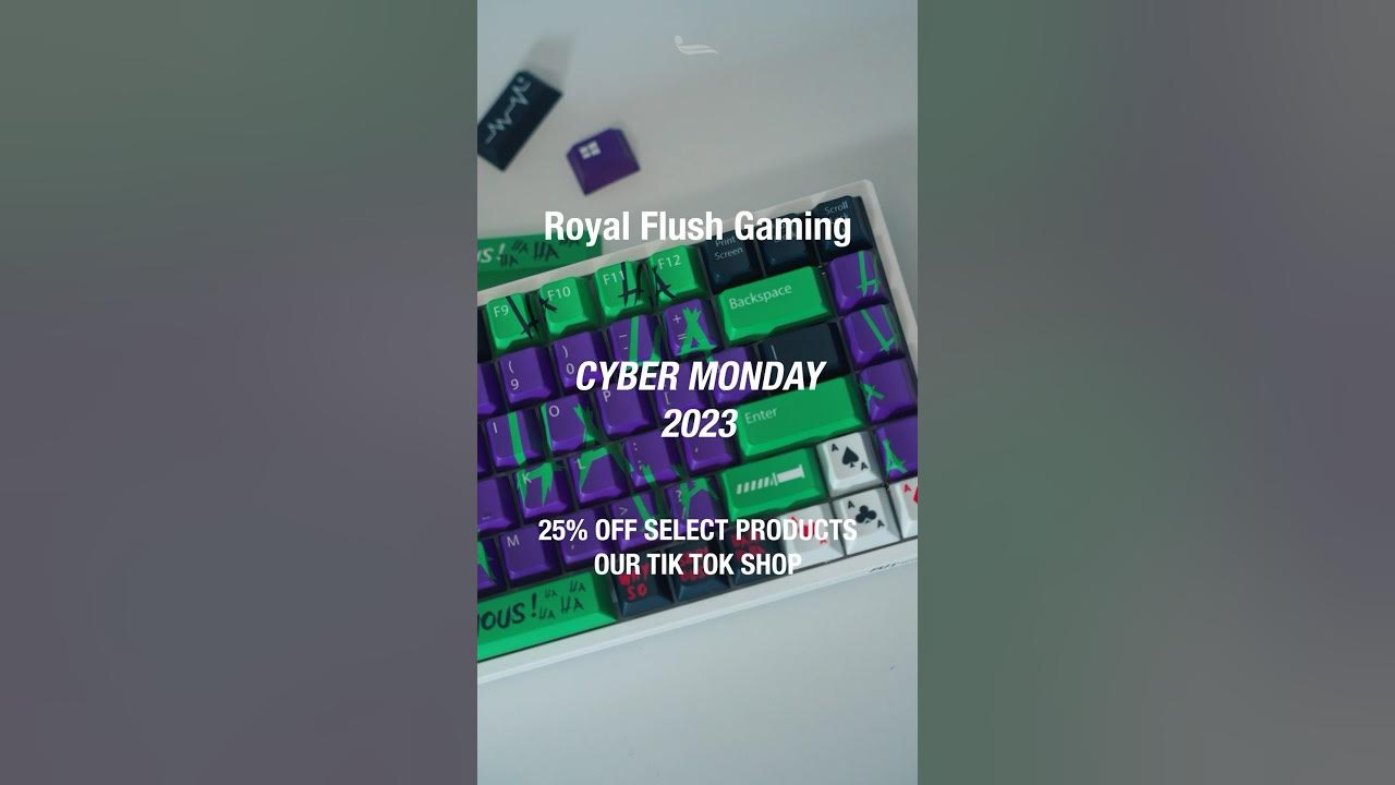 Royal Flush Gaming Cyber Monday Sale! customkeyboard keycaps gaming