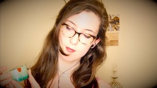 ASMR | Lid Sounds with Ear to Ear Unintelligible Whispering
