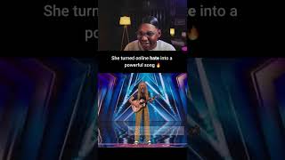 She Made a Hit Song Out of Hate—And It's Incredible #viral #AGT