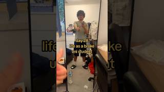 day 28 life as a broke uni student #dailyvlog #achilldayinmylife #unistudent #shorts