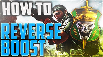How to REVERSE BOOST in COLD WAR