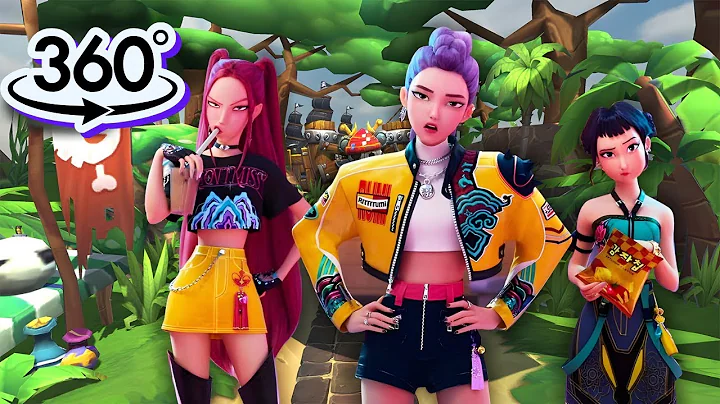K-Pop Demon Hunters HUNTRIX HUNTING You! | VR 360° Animation