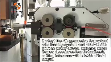 automatic two wires three ends crimping machine