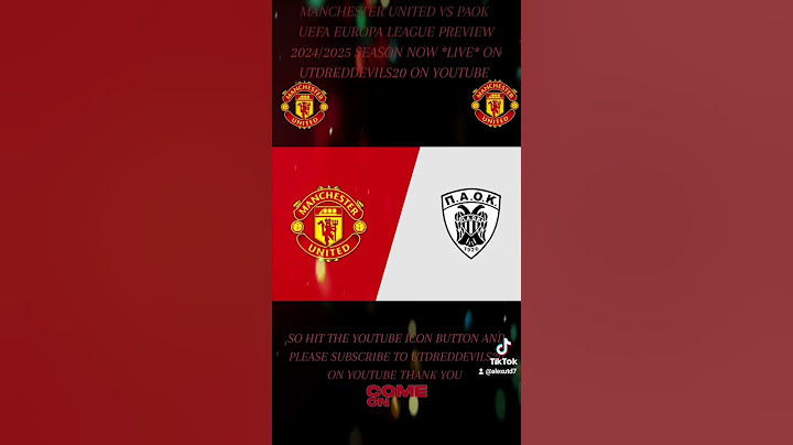 MANCHESTER UNITED VS PAOK - UEFA EUROPA LEAGUE PREVIEW 2024/2025 SEASON NOW *LIVE* ON YOUTUBE 🔴⚫🔴⚫🔴⚫