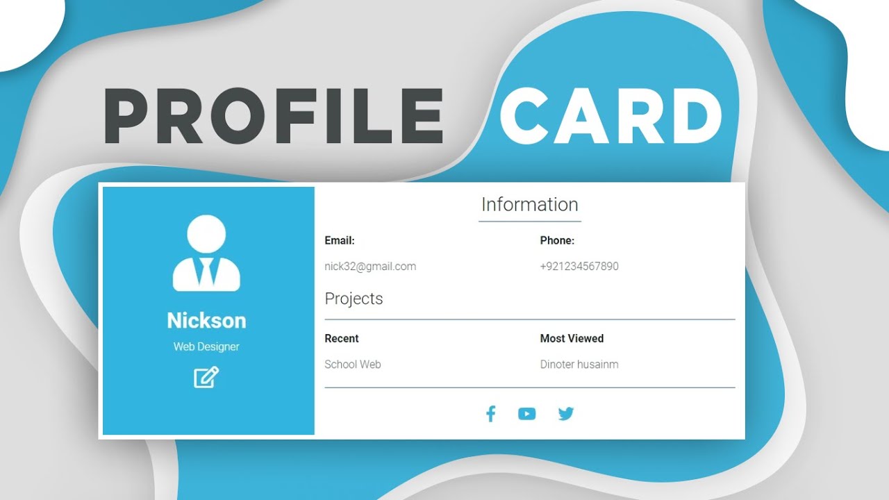 Profile informations. Profile Card. Profile Card CSS. Карточка профиля html CSS. Bootstrap 4 карточки.