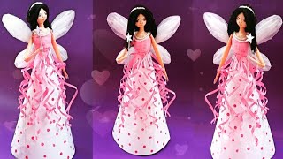 Wow!! Amazing Fairy Doll made with Newspaper & cardboard ll Paper Craft