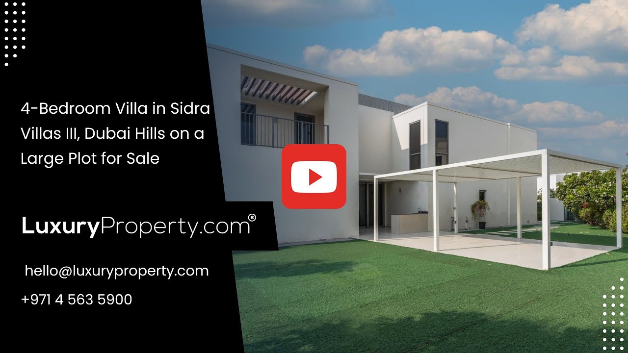 4-Bedroom Villa in Sidra Villas III, Dubai Hills on a Large Plot for ...