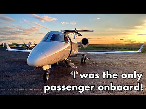 My first ride in a Learjet 75!