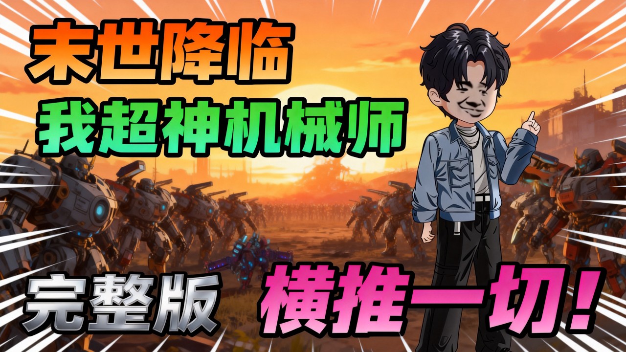 【一口气看完】末日降临，我觉醒了SSS级序列职业——超凡机械师，单手掌控升级改造，打造出SS级机械机甲，主宰整个末日世界。#夜一漫谈 #末世：我超神机械师！横推一切！