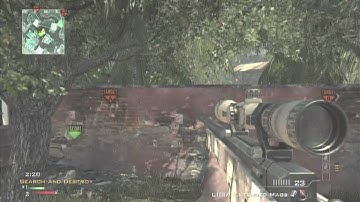 CRAZY LUCKY MW3 SPAWN SHOT ON VILLAGE!