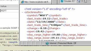 Live Stock Quotes web service