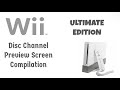 Wii Disc Channel Preview Screen Compilation ULTIMATE EDITION Via USB Loader GX