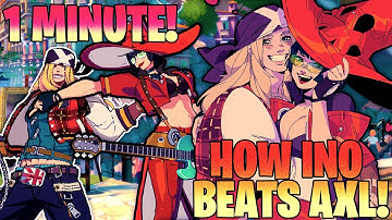 How to beat Axl as I-No Guide in 1 Minute! | Guilty Gear STRIVE Beginner Tips