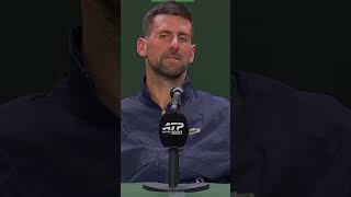 Novak Djokovic on loss to Jack Draper #shorts #novakdjokovic #indianwells #jackdraper