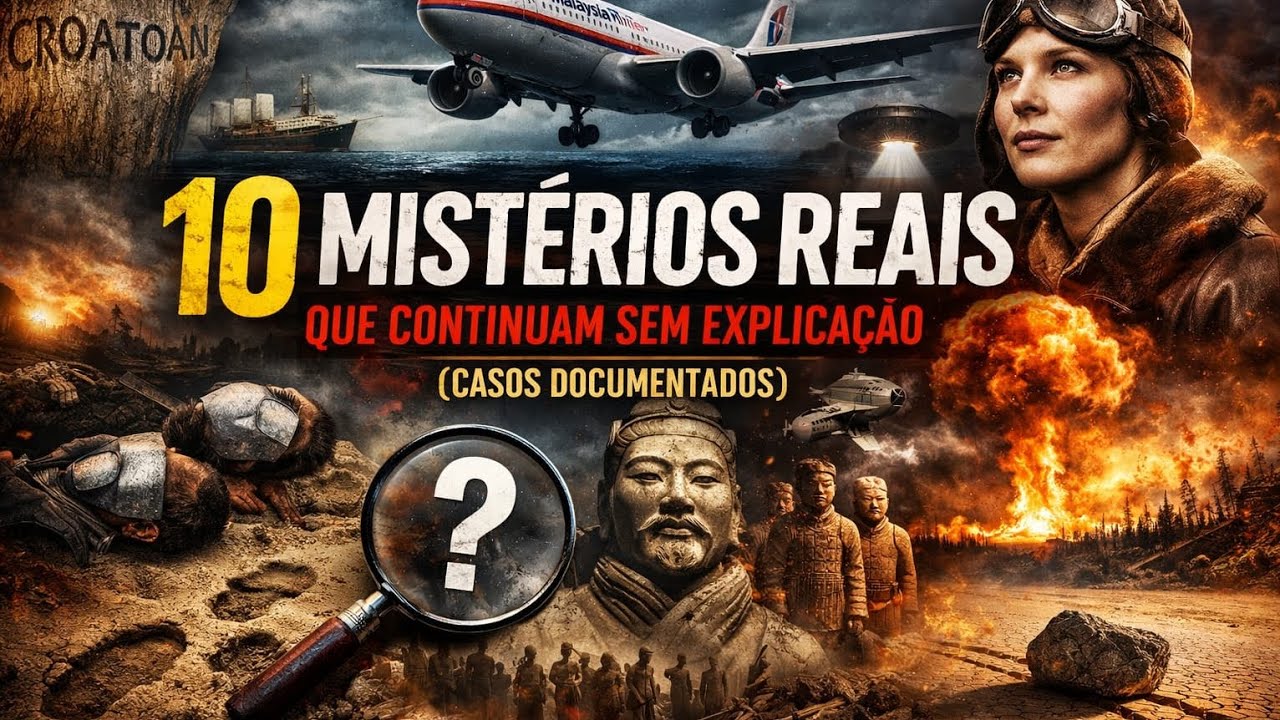 10 mistérios reais que continuam sem explicação (casos documentados ) !!