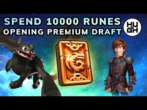 SPEND 10000 RUNES OPENING PREMIUM DRAFT - DRAGONS: TITAN UPRISING