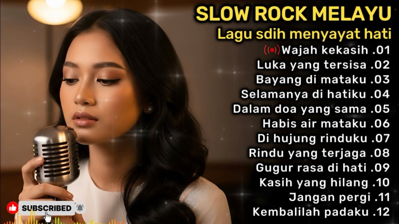 LAGU SLOW ROCK MELAYU TERBAIK 🎶 | Paling Sedih Menyayat Hati 😭 | Wajah Kekasih 💔