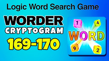 WORDER Logic Word Search Game level 169 170