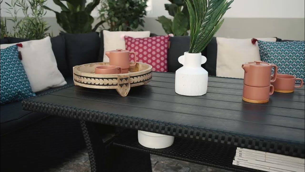 Conjunto de Jardim Sofá e Mesa hôma God YouTube
