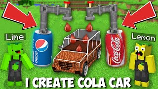 I CREATE A NEW CAR WITH COCA-COLA in Minecraft ? SODA G-WAGON LIQUID CAR !