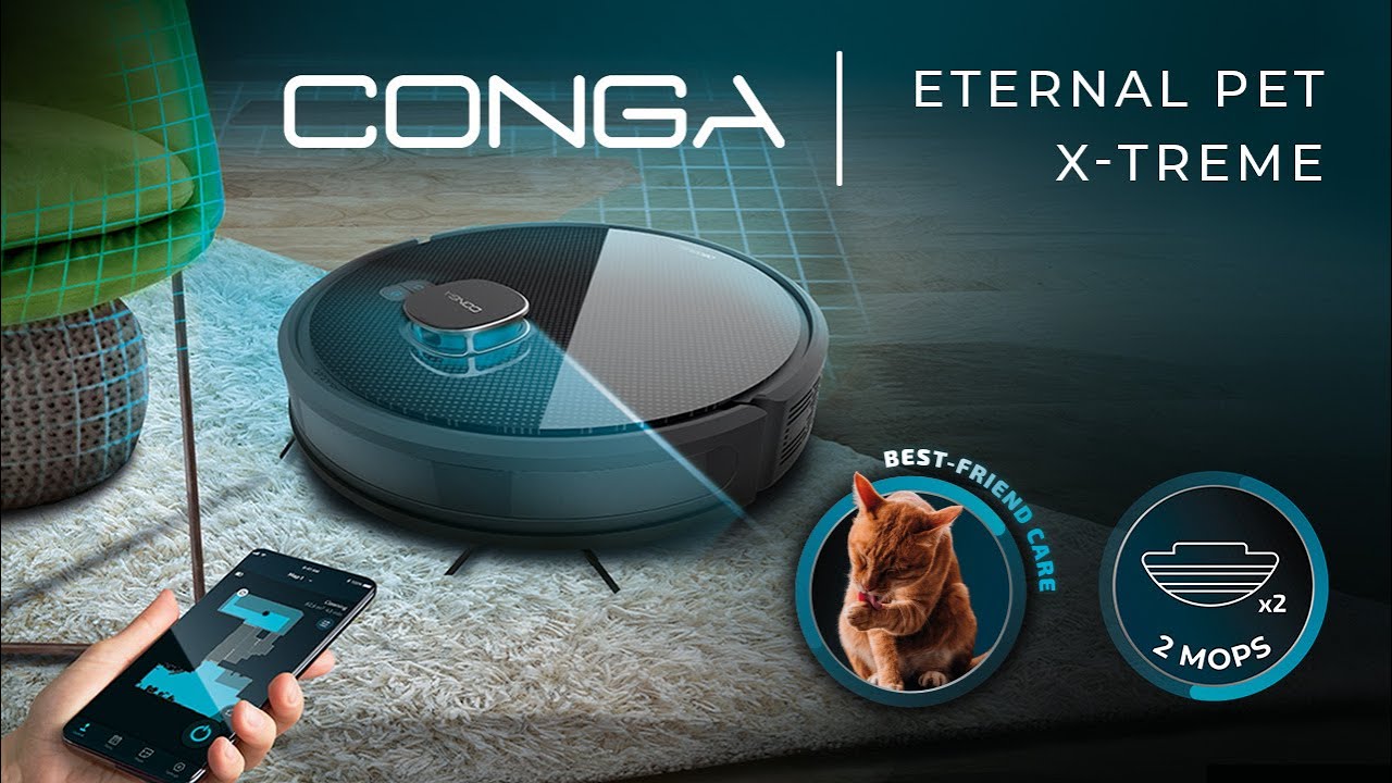 Vacuum cleaner robot Conga Eternal Pet X-Treme