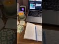 🌱𝘮𝘰𝘰𝘥: 𝘮𝘢𝘬𝘪𝘯𝘨 𝘢 𝘤𝘶𝘵𝘦 𝘥𝘦𝘴𝘬𝘵𝘰𝘱 #studywithme #study #desksetup #aesthetic