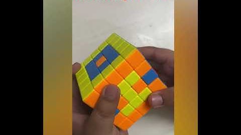 Super cool design on 5/5 Rubik’s cube