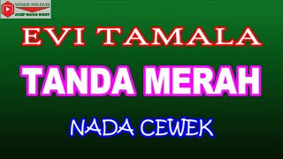TANDA MERAH - EVI TAMALA ( COVER ) KARAOKE DANGDUT