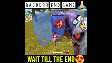 Badge 99 and We R Gamers😱😍 | The End❤️ #shorts #freefire #badge99