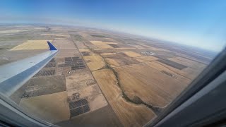 🔴Sleep on United Airlines Flight UAL55 DEN to LIT | CRJ-700 Full Flight Experience |