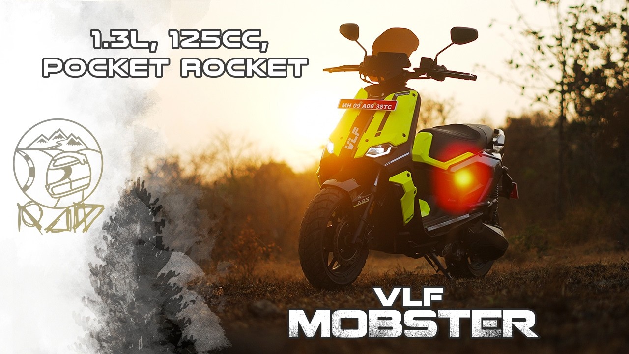 Обзор скутера VLF Mobster | Если бы цена могла убивать! | Официальный сайт Сагара Шелдекара