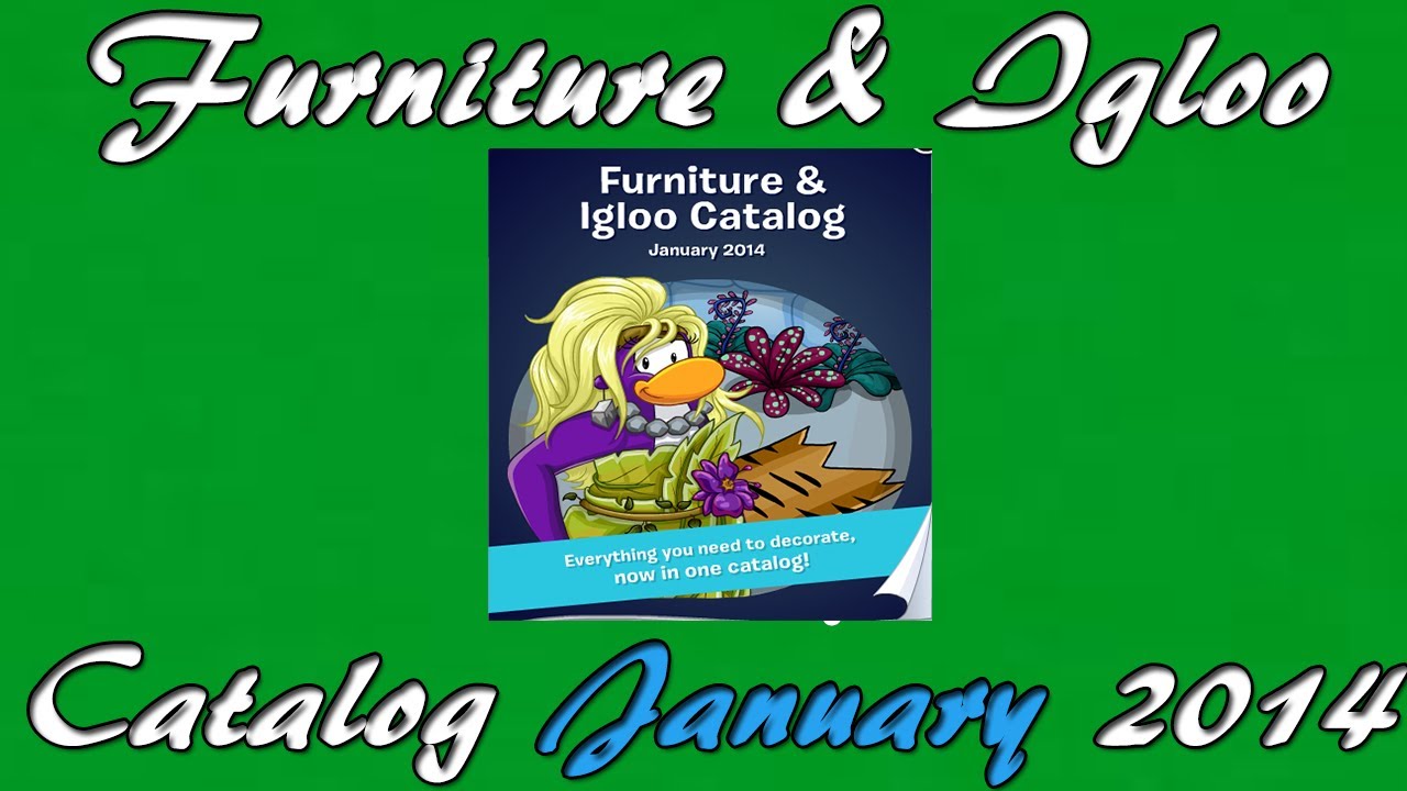 Club Penguin Furniture & Igloo Catalog January 2014 Cheats and Secrets