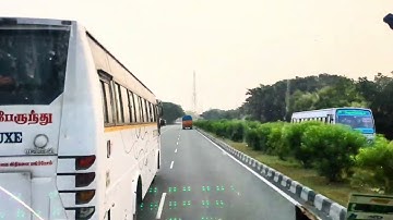 SETC Nellai Vasantham overtook two buses on NH 79 #bus #travel #trending #viral #bestbus #setc