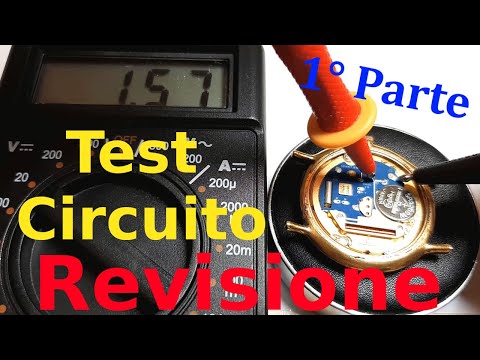 Orologio al Quarzo Fermo Test Circuito e Revisione - TUTORIAL Movimento ETA 955.112