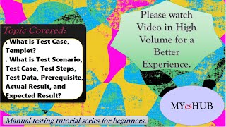 What is Test Scenario | What is Test Case | Positive and Negative Testing | Test case Templets