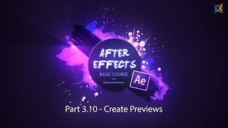 After Effects Basic Course - 3.10 Create Previews