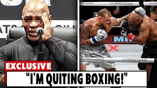 ''Mike Tyson in Tears After Losing to Jake Paul – Emotional Post-Fight Interview!''