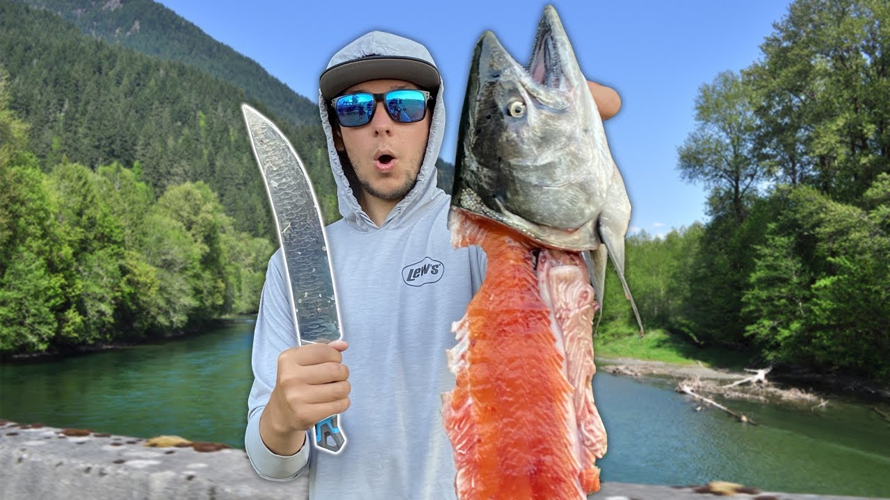 KING SALMON (Catch Clean Cook) Epic Day of Fishing!! 